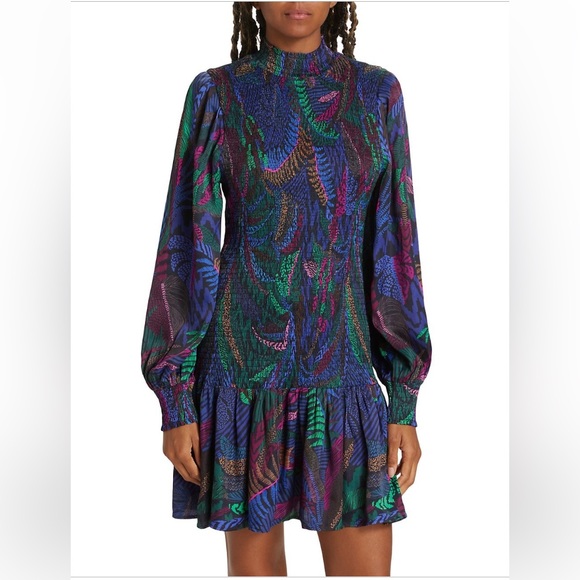 FARM Rio Dresses & Skirts - NWT Farm Rio Amazonia Night Mini Dress Size Large